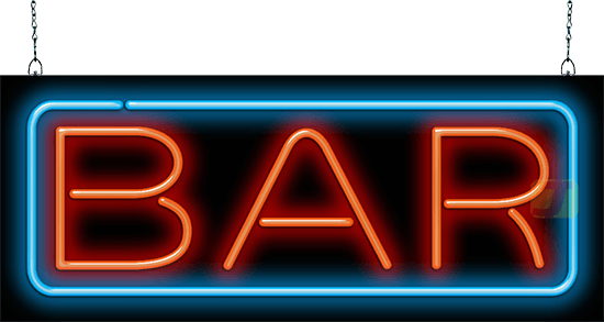 home bar signs UK
